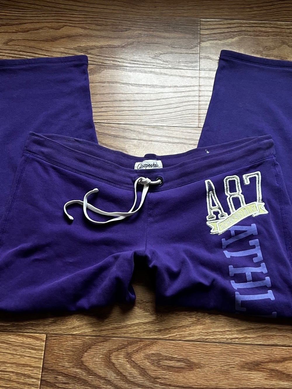 y2k aeropostale vintage purple athletic dept sweatpants xl comfy casual